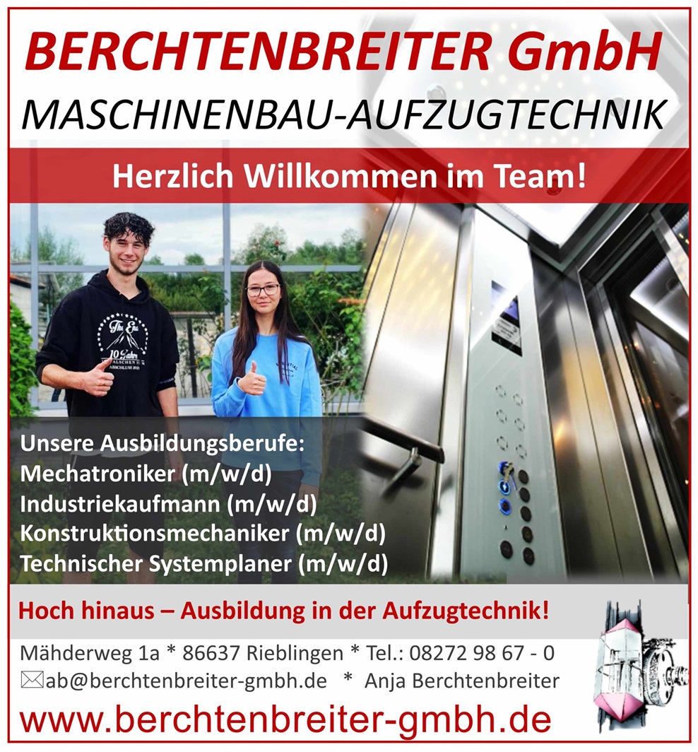 Unsere neuen Auszubildenden Lena und Santino